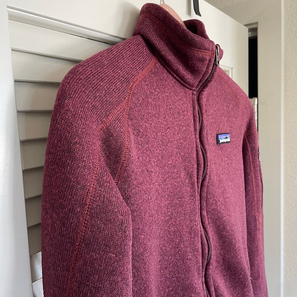 Patagonia Women's Oxblood Red Better Sweater® Fleece Jacket Size Small - Picture 5 of 8